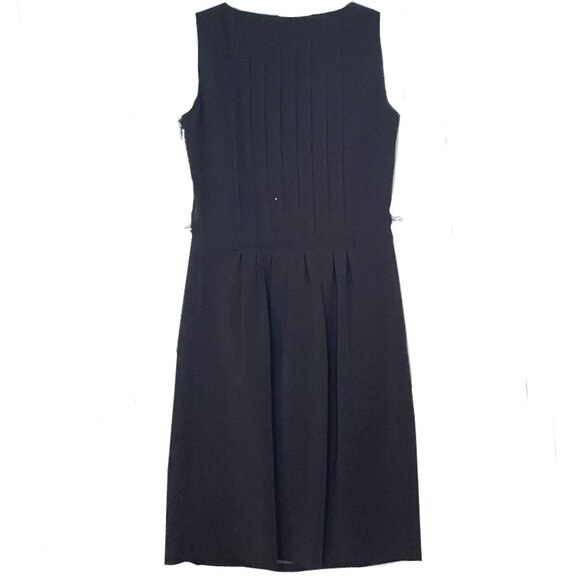 New Calvin Klein Sleeveless Pleated Sheath Dress - Picture 10 of 13